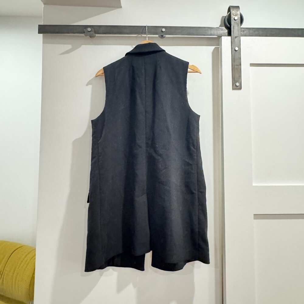 Banana Republic Long Black Vest | 8 - Picture 2 of 8